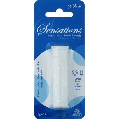 2.2mm Clear AB White Colour Toho Seed Beads